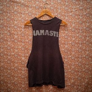 Namaste Vintage Yoga Tank Top Muscle Tee